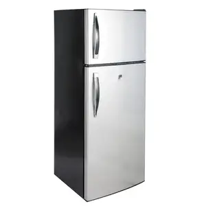 BCD-210 with best service and low price silver refrigerator 24volt fridge