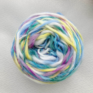 50g Wool Blended <strong>Variegated</strong> <strong>Yarn</strong> 3-colors Big-belly <strong>Yarns</strong> for Knitting - Product Image 4
