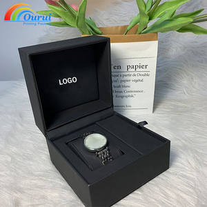 Cajas de Reloj de Cuero PU de Alta Calidad en Oferta, Caja de Regalo con Logotipo Personalizado, Embalaje para Reloj a Precio Competitivo - Product Image 5