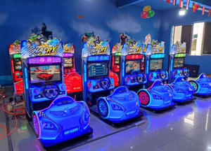 Machine de course automobile à monnayeur pour enfants, équipement de jeu d'arcade intérieur, jeux d'arcade commerciaux à vendre - Product Image 5