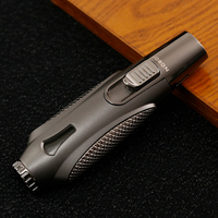 Nouveau Briquet JOBON de Luxe à Double Flamme Jet, Rechargeable, Logo Personnalisé, pour Cigarettes et Cigares, avec Fenêtre de Niveau de Gaz Visible, en Métal, Idéal pour Cadeaux Promotionnels