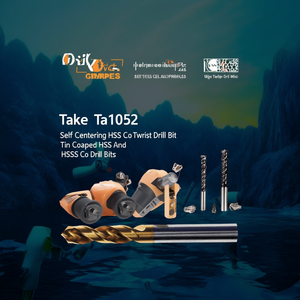Foret hélicoïdal autonivelant HSS-Co Ttake Ta1052, revêtu d'étain, forets HSS et HSS-Co - Product Image 3