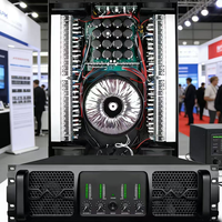 Amplificateur de puissance professionnel SIVG 3U 4 canaux 1300W, adapté aux concerts, aux scènes en plein air, aux KTV et aux bars.