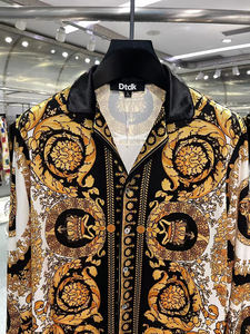 <span class=keywords><strong>Pigiama</strong></span> in velluto europeo, adatto per <span class=keywords><strong>uomo</strong></span> e donna, pantaloni a maniche lunghe con lettere di diamanti neri a caldo - Product Image 3