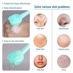 Cepillo de limpieza facial de silicona, cepillo de lavado de cara de mano OEM para limpieza de poros, EXFOLIANTE SUAVE, eliminación de espinillas - Product Image 5