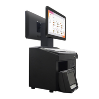 Sistema POS Todo en Uno de 14 Pulgadas, Caja Registradora con Impresora, Escáner, Software y Hardware para Cajero, Sistemas POS para Supermercados, Terminal POS