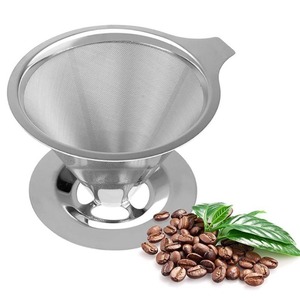 Filtro de Café Portátil <span class=keywords><strong>para</strong></span> Colgar en la Oreja - Gotero de Acero Inoxidable Reutilizable de Alta Calidad y Ecológico - Product Image 5