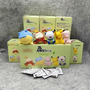 Figurines d'épaule Meowth Kata Zun Fig Sleeping Munchlax Jouets en PVC <span class=keywords><strong>Rowlet</strong></span> Gengar Boîte surprise pour jouets en capsule - Product Image 1