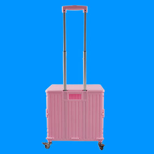 カスタムプラスチック製屋外折りたたみ収納ワゴン販売中 大型プラスチック製折りたたみ収納カート キャンプ用 - Product Image 4