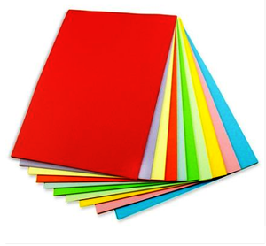 专用4k彩色纸板200克硬纸板大厚手工纸板彩纸批发光亮美观