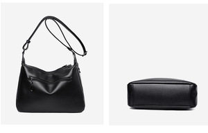 Women's Bag Soft PU Leather Single Shoulder Cross Bag Casual Temperament Small <b>Square</b> Large Capacity Mother Bag - Product Image 6