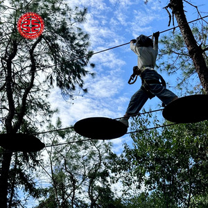 Aérienne Forêt Aventure Treetop Trekking Corde Course Expansion Série Jungle Aventure Escalade Aire De Jeux Équipement - Product Image 3