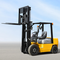 Chariots élévateurs diesel multifonctions Beiqiang CPD30 AWD Capacité tout-terrain Levage/chargement/déchargement Pneu pneumatique Fourche de 1220 mm