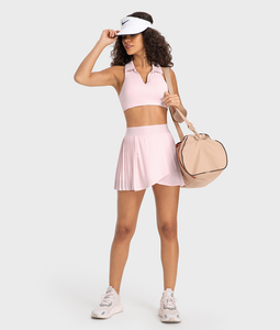 Faldas deportivas de golf de estilo elegante único para mujer, vestido de tenis plisado para mujer, faldas de tenis de secado rápido con bolsillo - Product Image 2