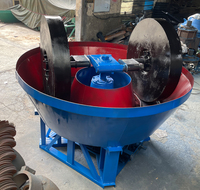 Prix d'usine Broyeur à plaques humides 1200 pour l'or avec moteur AC et concasseur de l'or, machine de lavage en Kenya, en Zambie, au Zimbabwe