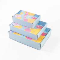 Personal isierte faltbare Wellpappe verpackung Versand Plain Mailer Benutzer definierte Pappkartons für Bekleidungs box