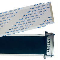 FPC FFC Weiches Flachbandkabel LVDS4K Hochauflösendes LCD-TV-Bildschirm Luft- und Raumfahrt Verzinntes Kupfer Flach 41P Einseitig Abgeschirmt