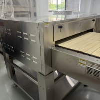 Four à bande électrique en pierre réfractaire de 32 pouces, économique et adapté aux restaurants de pizzas et aux boulangeries