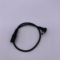 1M negro 2C * 20AWG Dc Cable de extensión DC5.5 * 2,1mm