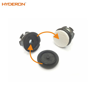 Pieds réglables en métal Hyderon, tube rond de 25 mm, pieds de meubles industriels, installation facile, accessoires pour pieds - Product Image 5
