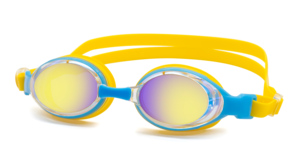 Lunettes de natation pour enfants personnalisées avec logo, haute qualité, haute définition, écologiques, anti-buée, miroir, silicone réglable, étanches - Product Image 4