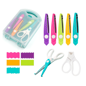 באיכות גבוהה נתיק <span class=keywords><strong>scissor</strong></span> ערכת ילדים ידנית תחרה מלאכה לסטודנטים פרויקטים - Product Image 2