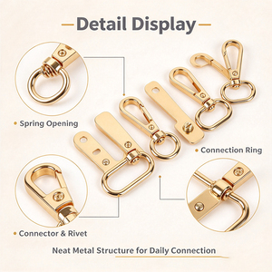 Swivel <b>Snap</b> <b>Hook</b> 20-50mm Zinc Alloy Rotating Clasp for Dog Collar Various Sizes Wholesale - Product Image 4