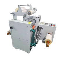Machine de laminage automatique RTR520 pour étiquettes en papier format A2, laminage automatique en rouleau avec frein à poudre magnétique