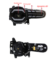 Phares à LED DRL Signal Clignotant Dynamique Clignotant Avant Phares LED Pour Toyota Pour FJ Cruiser 2007-2020