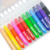 Crayon peinture soyeux à forte couvrance avec un bon prix et des couleurs vives pour les enfants en bas âge