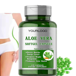 Kapsul Softgel Minyak Lidah Buaya Ekstrak Lidah Buaya Alami Melembapkan Kulit Menutrisi Antioksidan Menenangkan Suplemen Kesehatan Kulit Dewasa - Product Image 1