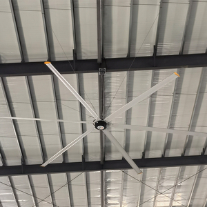 26ft hvls Quạt trần công nghiệp mạnh mẽ <span class=keywords><strong>8M</strong></span> động cơ bánh răng thời gian dài bảo hành nhôm lưỡi điện cho thời gian dài sử dụng - Product Image 6