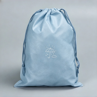 Sac à cordon en non-tissé épaissi, impression personnalisée du logo, sac de rangement pour chaussures, sac publicitaire portable, recyclable