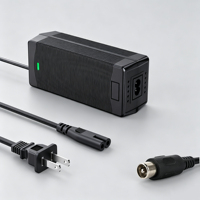Chargeur de batterie au lithium 54,6 V 2 A pour pack de batteries 13S 48 V, connecteur GX16-3, prise AU, compatible OEM