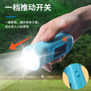 ไฟฉายพลังงานแสงอาทิตย์แบบชาร์จไฟได้ ไฟ LED สำหรับใช้ในบ้านและตั้งแคมป์ ใช้ในกรณีฉุกเฉินและกิจกรรมกลางแจ้ง - Product Image 5