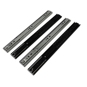 Estrecho de cierre suave máquina de fabricación de <span class=keywords><strong>3</strong></span> veces Cojinete de bolas cajón de diapositivas canal telescópico - Product Image 1