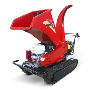 Verse Hout 10Cm Tak Shredder Borstel Crusher Hout Splitter Met 420cc Benzinemotor