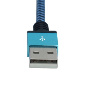 Cavo di ricarica e dati in Nylon intrecciato USB di tipo C con giacca in PVC 3A ricarica rapida da a C - Product Image 4