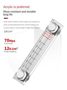 औद्योगिक ग्रेड ऐक्रेलिक फिटिंग जल टैंक स्तर गेज ग्लास ट्यूब तेल सूचक दृष्टि हाइड्रोलिक टैंकों के लिए पारदर्शी खिड़की - Product Image 4