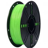Filament PLA YAFONA 1KG 1,75 mm pour imprimantes 3D, plastique PLA importé, vert lime, modèle 200C, température d'impression