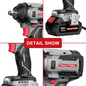 Llave <span class=keywords><strong>de</strong></span> <span class=keywords><strong>Impacto</strong></span> Inalámbrica TMAXTOOL 850N.m 640Ft-lbs <span class=keywords><strong>de</strong></span> 1/2 Pulgada con Motor sin Escobillas, Batería <span class=keywords><strong>de</strong></span> 4.0Ah, <span class=keywords><strong>Pistola</strong></span> <span class=keywords><strong>de</strong></span> <span class=keywords><strong>Impacto</strong></span> Eléctrica - Product Image 4