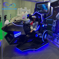 2025 nuevo simulador de vuelo VR Thunder Fighter Jet Simulator realidad Virtual autocontrol dirección 360 grados 9D parque de atracciones