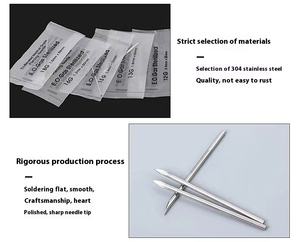 Herramienta de perforación DIY, <span class=keywords><strong>aguja</strong></span> de perforación <span class=keywords><strong>hueca</strong></span> de acero inoxidable, Anillo <span class=keywords><strong>para</strong></span> el vientre, anillo <span class=keywords><strong>para</strong></span> cejas, herramienta de perforación, joyería corporal de moda - Product Image 2