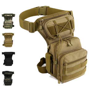 DFB0718 Sac banane cargo pour homme, pour le camping et les sports de plein air, disponible en Kaki, Camouflage noir, Vert, Kaki marron, Camouflage CP, Camouflage noir nuit - Product Image 5