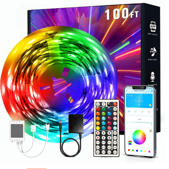 USB RGB Smart Strip Lights Color-Changing Music LED Light Waterproof Christmas Tree 5M 10M 20M IP65 Intelligent APP Control