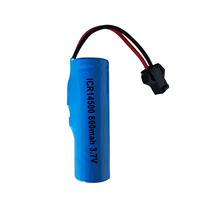 Baterai Solid State Oem Odm 3.7V 14500 800mah Paket Baterai Katoda LiCoO2 untuk Penyimpanan Energi & Catu Daya Tak Terputus