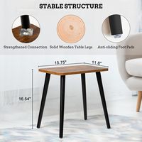 Table d'appoint mobile en bois de style classique moderne, table basse pour salon, chambre à coucher, canapé, meubles de luxe pour la maison