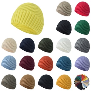 Gorro de Punto Clásico de Color Sólido para Hombre y Mujer, Estilo Coreano, Informal, para Otoño e Invierno, para Estudiantes y Parejas - Product Image 6