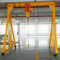 Grues portiques à roues motorisées Mingdao pour l'extérieur, capacité nominale de charge de 1 à 20 tonnes, 8T/10T avec moteur et boîte de vitesses