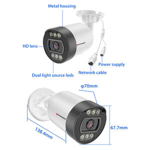 <span class=keywords><strong>Camera</strong></span> giám sát an ninh ngoài trời 6 bóng đèn kép, vỏ kim loại, chống nước IP66, 8MP, ứng dụng EaseCam, giá xuất xưởng - Product Image 6